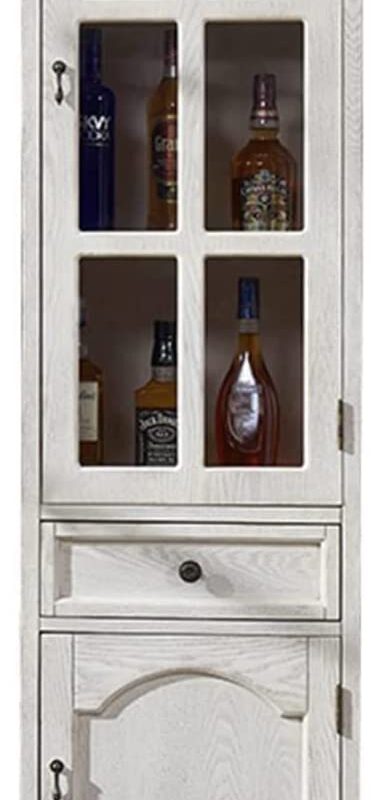 ACIYD Luxury Buffet Sideboard Bar Cabinet with Storage, Solid Wood Wine Cabinet Side Cabinet High Cabinet Modern Minimalist Living Room Dining Room Display Cabinet (Color : White)