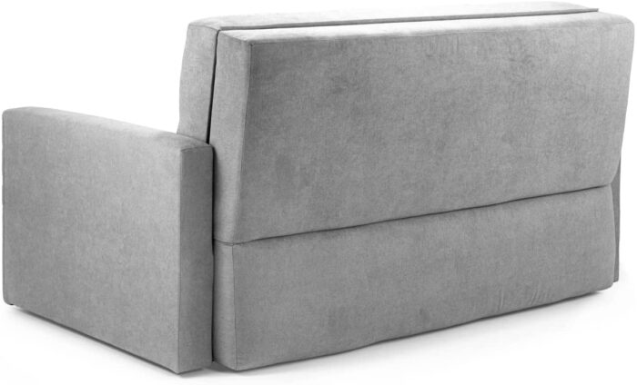 Honeypot – Sofa – Viva – Large Storage Sofa Bed – 3 Seater – 2 Seater – Grey – Plush Grey – Teal – Fabric (2 Seater Sofabed, Grey) - Image 2