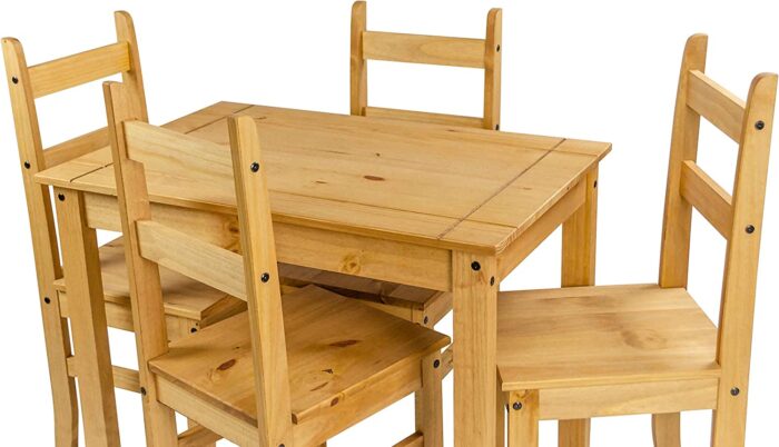 Corona Furniture Corona Budget Dining Table & 4 Chairs - Image 3
