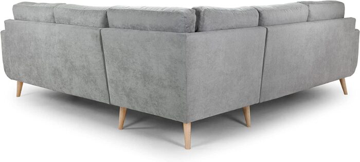 Honeypot – Sofa – Aurora – Grey Fabric – Corner – 3 Seater – 2 Seater (2C2 Corner) - Image 2