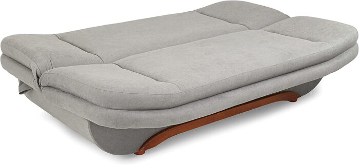 Honeypot – Sofa – Weronika – Large Storage Sofa Bed for Living Room- 3 Seater – Grey Fabric (3 Seater) - Image 5
