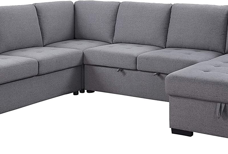 Acme Furniture Nardo Sectional, Gray