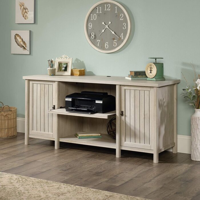Sauder Costa Credenza, Chalked Chestnut finish - Image 3