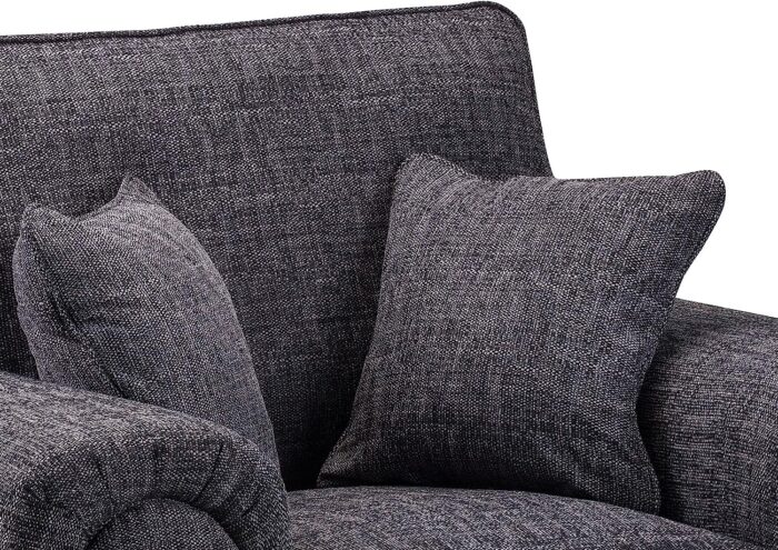 Honeypot – Sofa – Wilcot – Corner Sofa – 3 Seater – 2 Seater – Grey Fabric (3 Seater Sofabed) - Image 6
