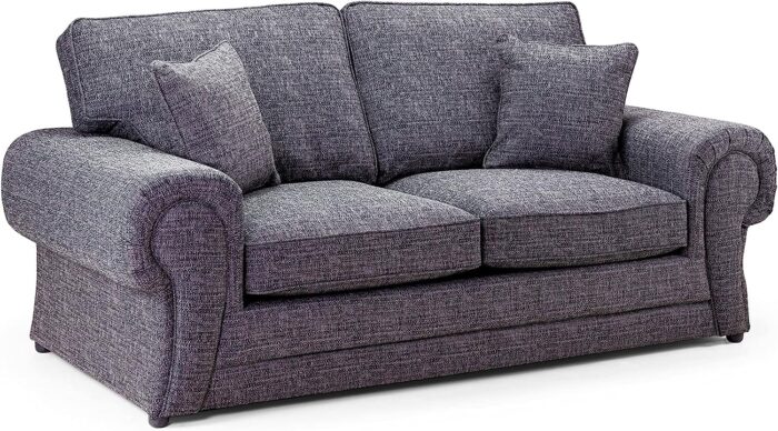 Honeypot – Sofa – Wilcot – Corner Sofa – 3 Seater – 2 Seater – Grey Fabric (3 Seater Sofabed)