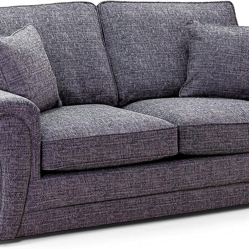Honeypot – Sofa – Wilcot – Corner Sofa – 3 Seater – 2 Seater – Grey Fabric (3 Seater Sofabed)